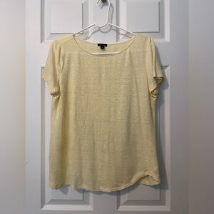 Ann Taylor 100% Linen T-Shirt Women’s Size Large